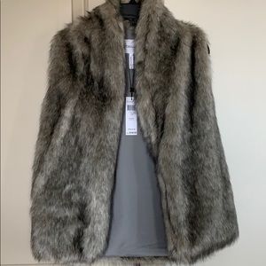 BCBG Faux Fur Vest